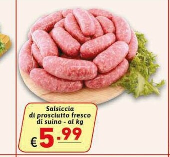 Ipercarni Salsicce offerta