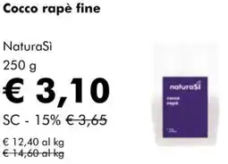 NaturaSì Cocco rapè fine NaturaSì offerta