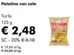 NaturaSì Patatine con sale Tra'fo offerta