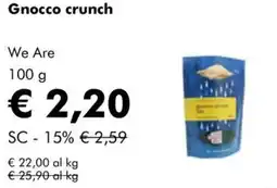 NaturaSì Gnocco crunch We Are offerta