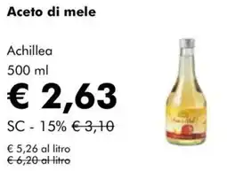 NaturaSì Aceto di mele Achillea offerta