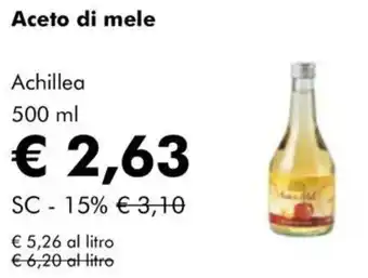 NaturaSì Aceto di mele Achillea offerta