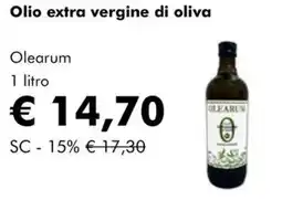 NaturaSì Olio extra vergine di oliva Olearum offerta