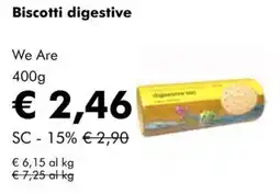 NaturaSì Biscotti digestive We Are offerta