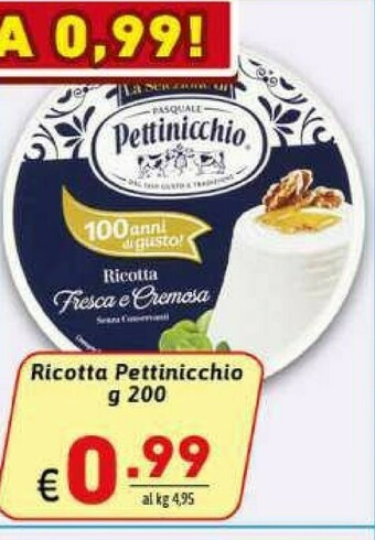 Ipercarni Ricotta offerta