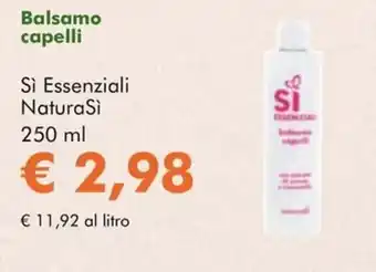 NaturaSì Balsamo capelli Sì Essenziali NaturaSì offerta
