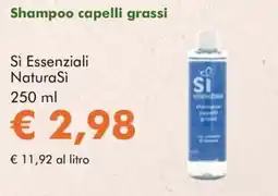 NaturaSì Shampoo capelli grassi Sì Essenziali NaturaSì offerta