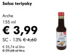NaturaSì Salsa teriyaky Arche offerta