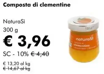 NaturaSì Composta di clementine NaturaSì offerta