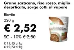 NaturaSì Grano saraceno, riso rosso, miglio decorticato, sorgo cotti al vapore Biovita offerta