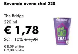 NaturaSì Bevanda avena chai 220 The Bridge offerta