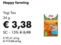 NaturaSì Happy farming Yogi Tea offerta