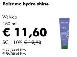 NaturaSì Balsamo hydro shine Weleda offerta