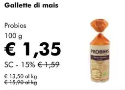 NaturaSì Gallette di mais Probios offerta