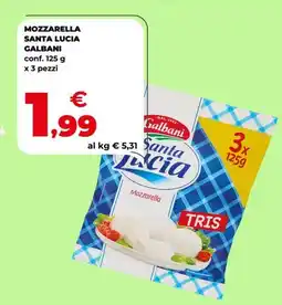 Conad Superstore Mozzarella santa lucia GALBANI offerta