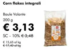 NaturaSì Corn flakes integrali Baule Volante offerta