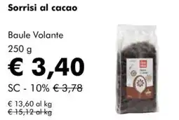 NaturaSì Sorrisi al cacao Baule Volante offerta