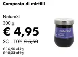 NaturaSì Composta di mirtilli NaturaSì offerta