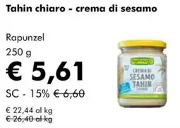 NaturaSì Tahin chiaro - crema di sesamo Rapunzel offerta