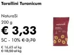 NaturaSì Tarallini Turanicum NaturaSì offerta