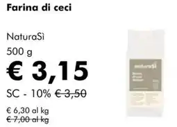 NaturaSì Farina di ceci NaturaSì offerta