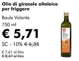 NaturaSì Olio di girasole altoleico per friggere Baule Volante offerta