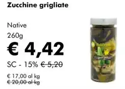 NaturaSì Zucchine grigliate Native offerta