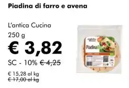 NaturaSì Piadina di farro e avena L'antica Cucina offerta