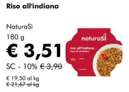 NaturaSì Riso all'indiana NaturaSì offerta