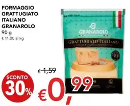Migross Supermercati e Market Formaggio grattugiato italiano GRANAROLO offerta