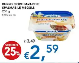 Migross Supermercati e Market Burro fiore bavarese spalmabile MEGGLE offerta