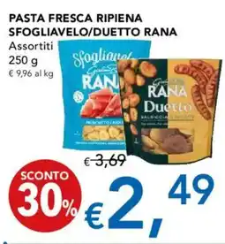 Migross Supermercati e Market Pasta fresca ripiena sfogliavelo/duetto RANA offerta