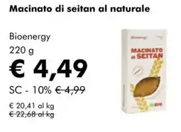 NaturaSì Macinato di seitan al naturale Bioenergy offerta