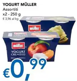 Migross Supermercati e Market Yogurt MÜLLER x2 offerta