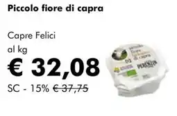 NaturaSì Piccolo fiore di capra Capre Felici offerta