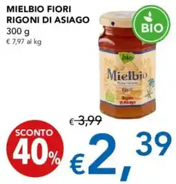 Migross Supermercati e Market Mielbio fiori RIGONI DI ASIAGO offerta