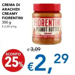 Migross Supermercati e Market Crema di arachidi creamy FIORENTINI offerta