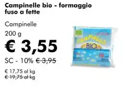 NaturaSì Campinelle bio - formaggio fuso a fette Campinelle offerta