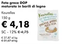 NaturaSì Feta greca DOP maturata in barili di legno Kourellas offerta