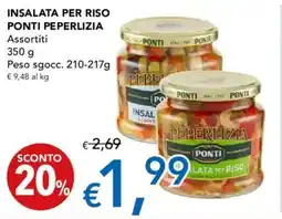 Migross Supermercati e Market Insalata per riso ponti peperlizia offerta