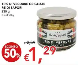 Migross Supermercati e Market Tris di verdure grigliate RE DI SAPORI offerta