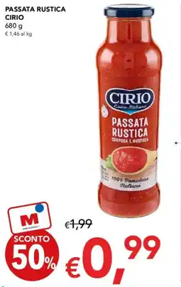 Migross Supermercati e Market Passata rustica CIRIO offerta