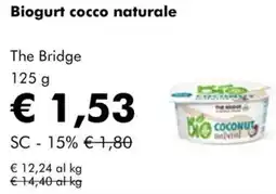 NaturaSì Biogurt cocco naturale The Bridge offerta