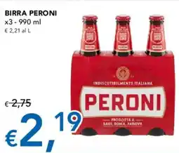 Migross Supermercati e Market Birra PERONI x3 offerta