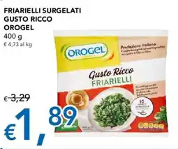 Migross Supermercati e Market Friarielli surgelati gusto ricco OROGEL offerta