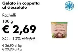 NaturaSì Gelato in coppetta al cioccolato Rachelli offerta