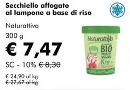 NaturaSì Secchiello affogato al lampone a base di riso Naturattiva offerta