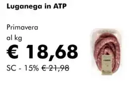 NaturaSì Luganega in ATP Primavera offerta