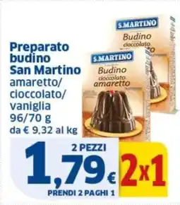 Sigma Preparato budino San Martino offerta