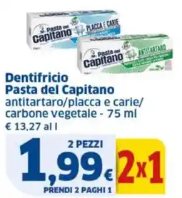 Sigma Dentifricio Pasta del Capitano offerta